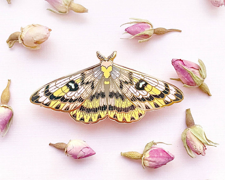 Sheep Moth Enamel Pin