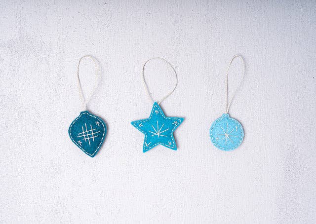 Retro for Christmas Ornaments
