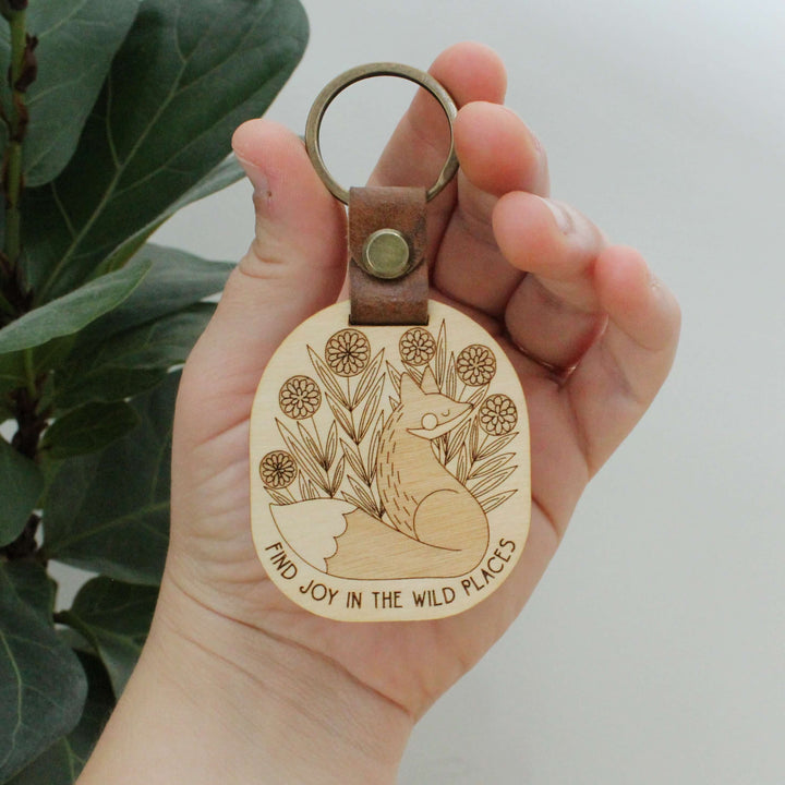 Forest Fox Keychain