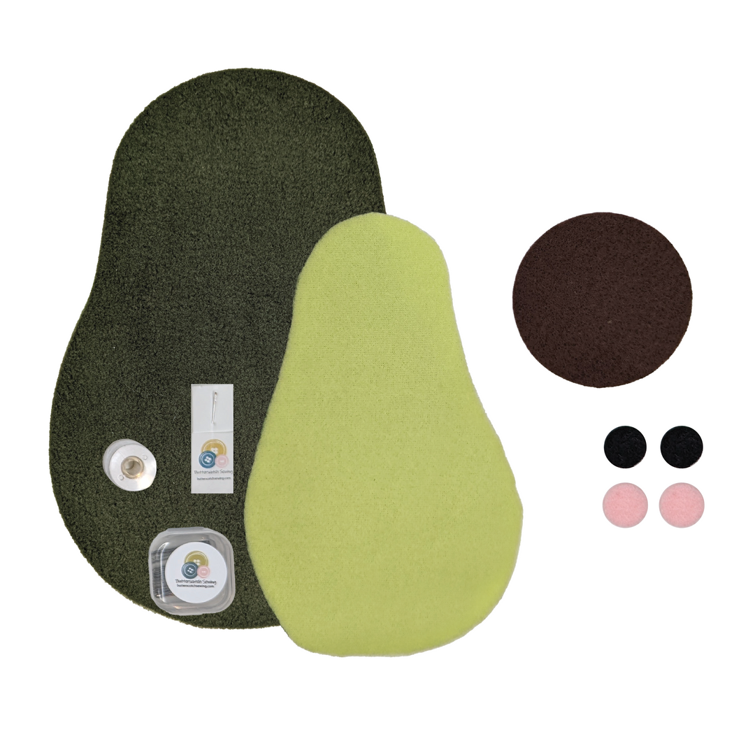Avocado Pillow Sewing Kit