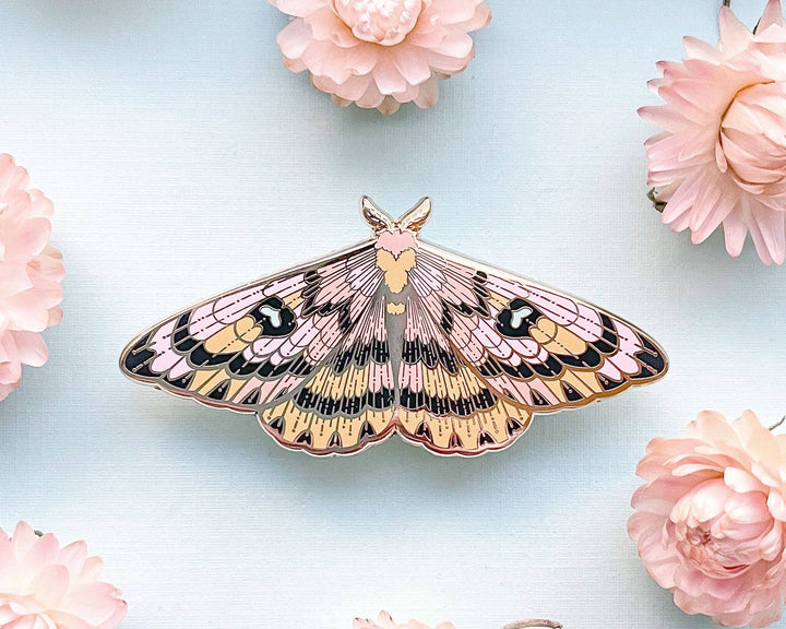 Sheep Moth Enamel Pin