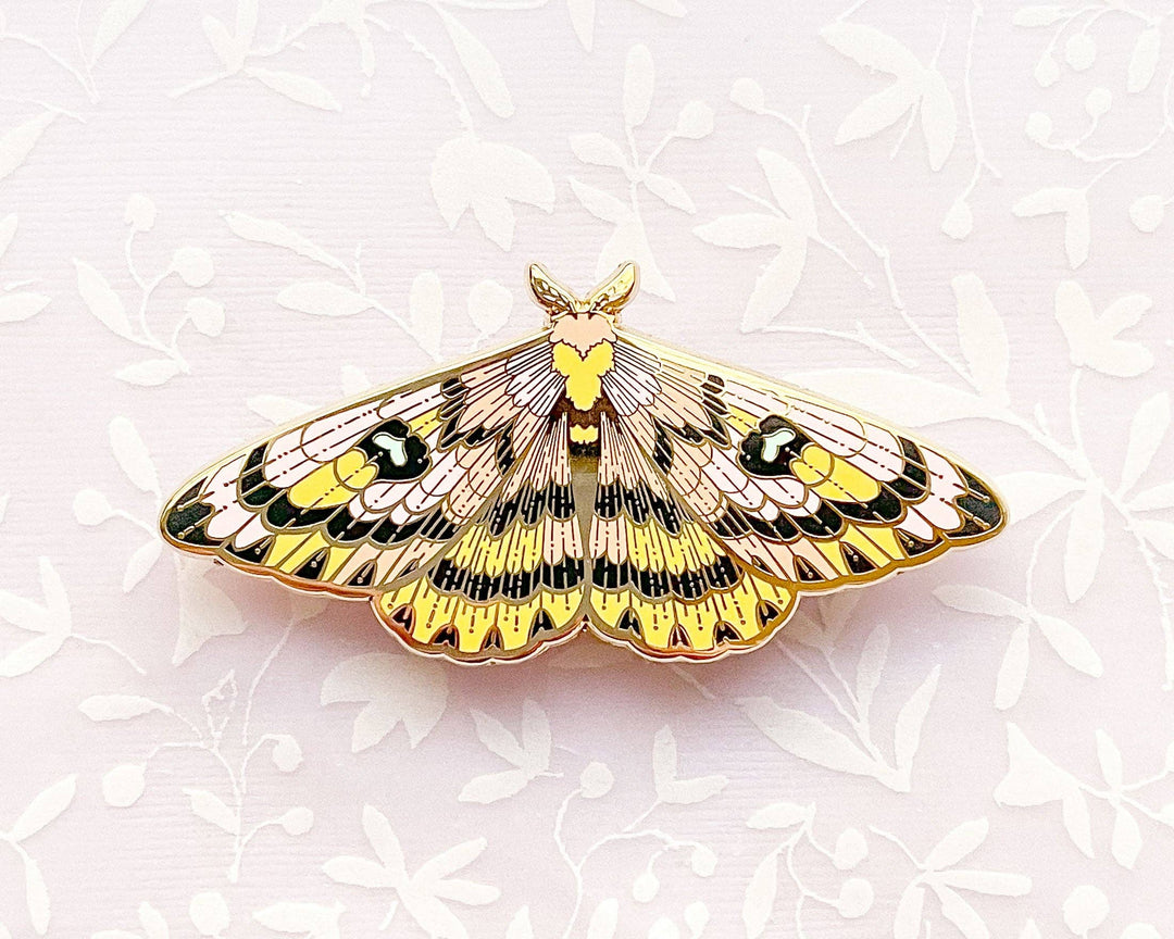 Sheep Moth Enamel Pin