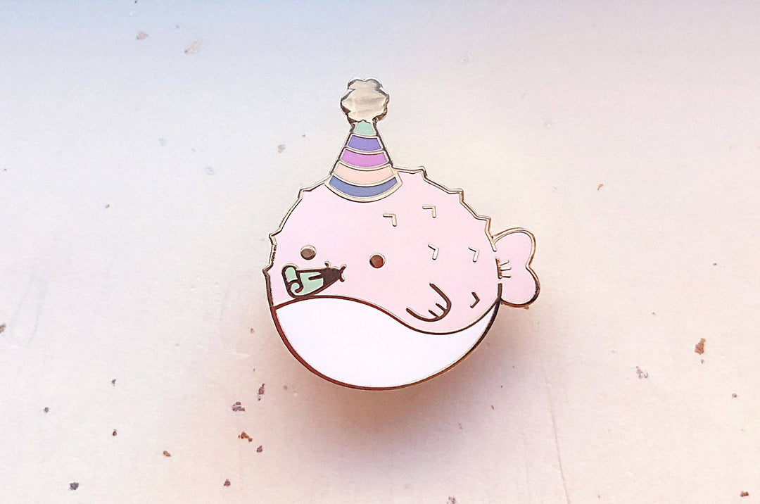 Party Puffer Enamel Pin