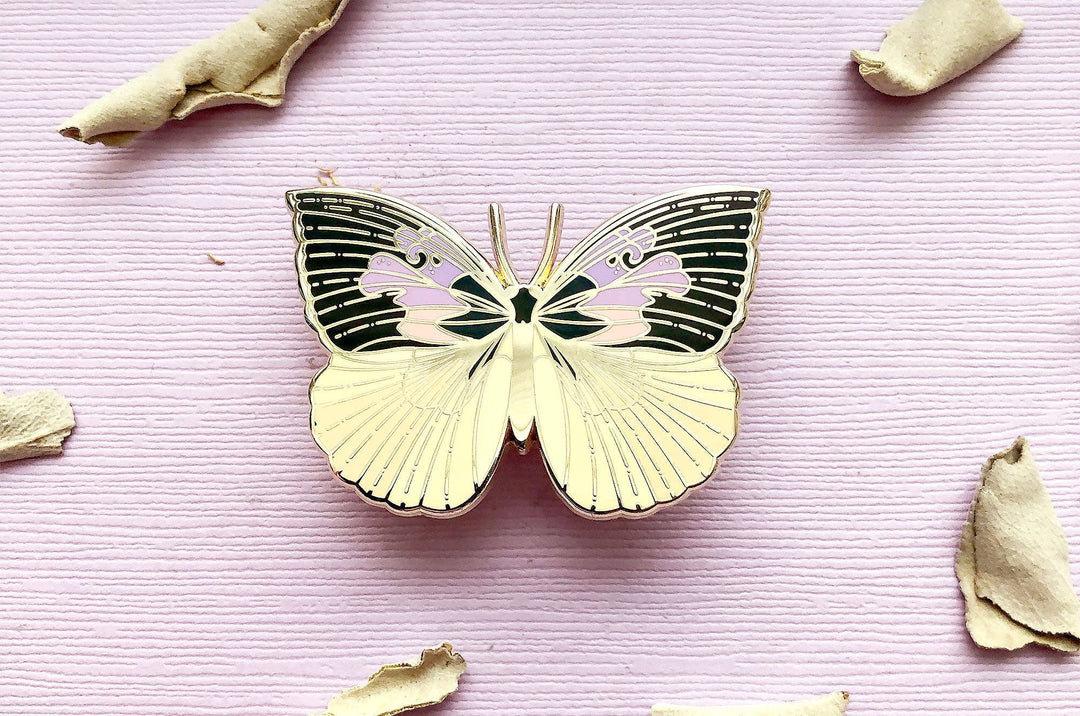 California Dogface Butterfly Enamel Pin