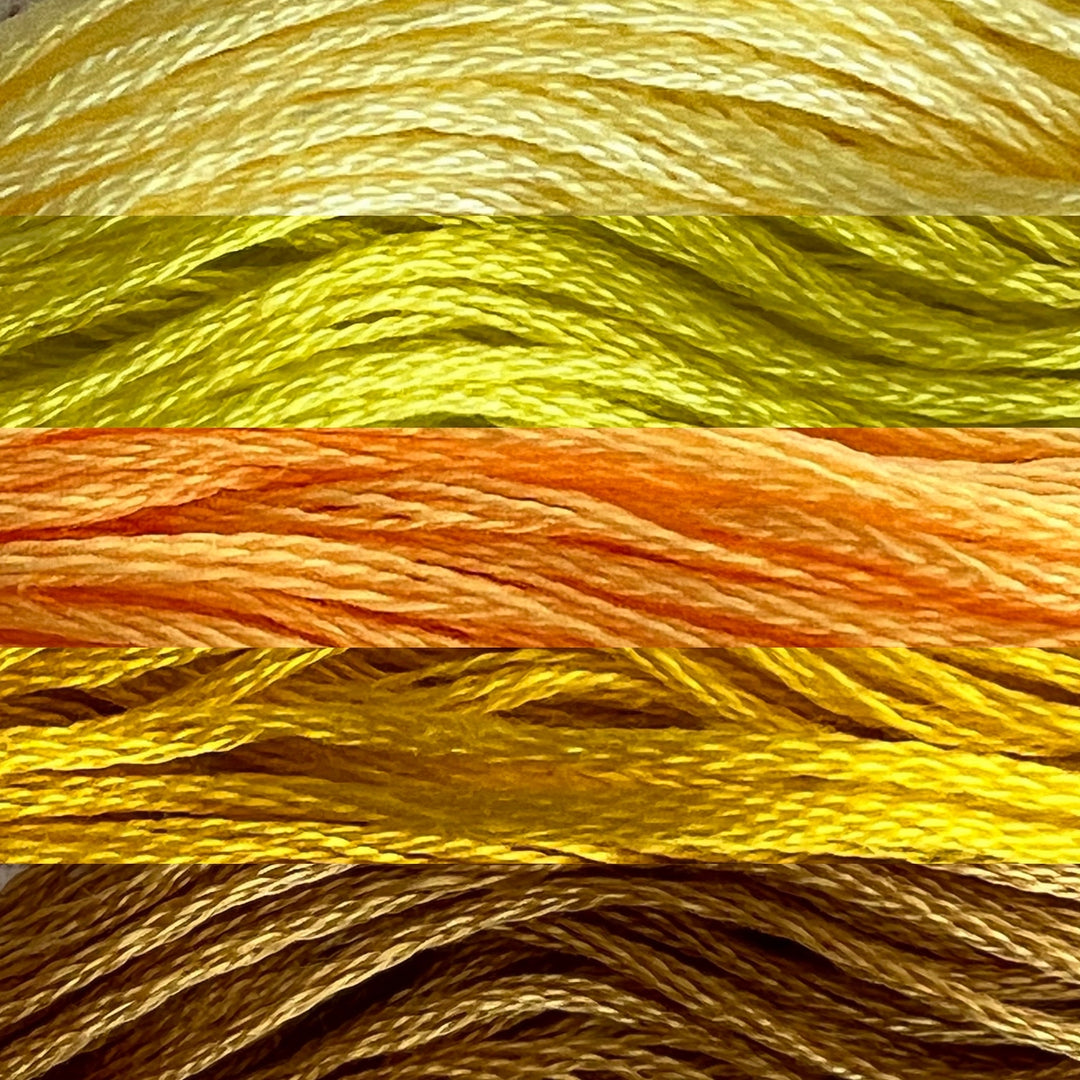 Cosmo Embroidery Floss Yellows & Golds
