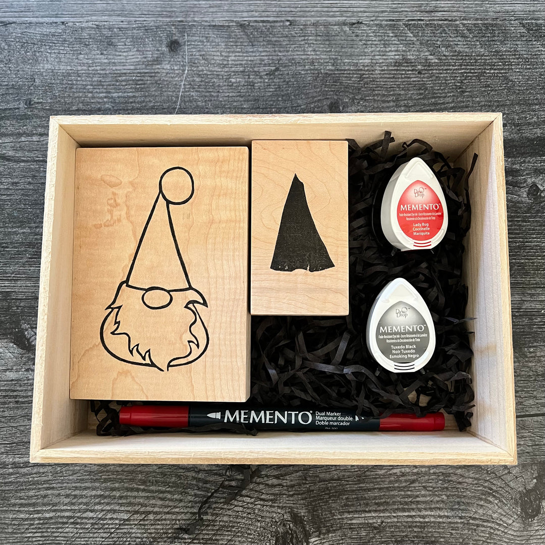 Holiday Gnomes Stamp Set