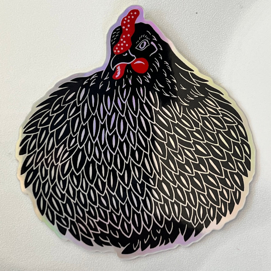 Cluck Sticker