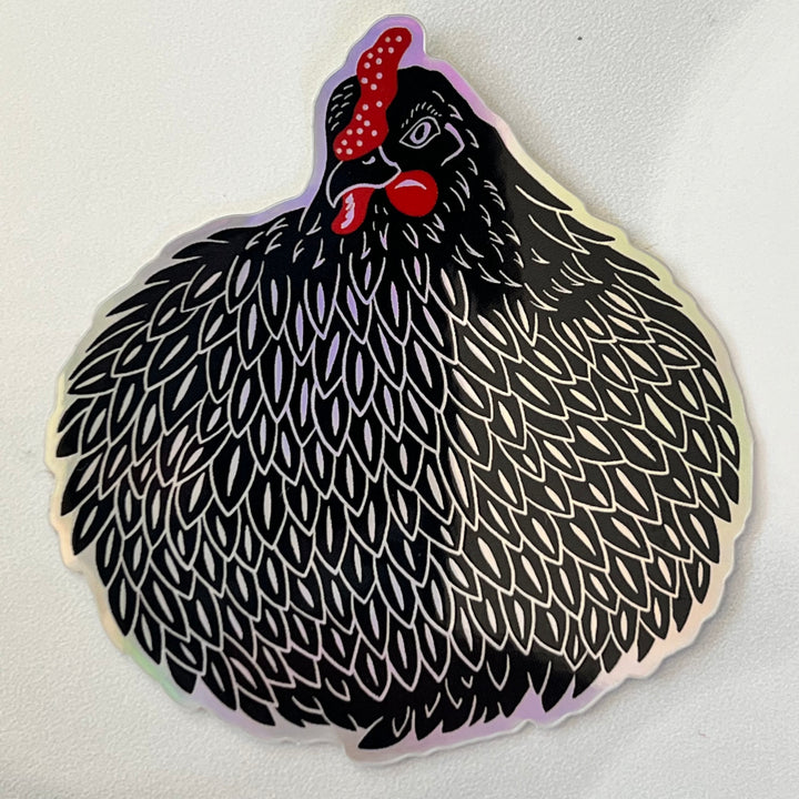 Cluck Sticker