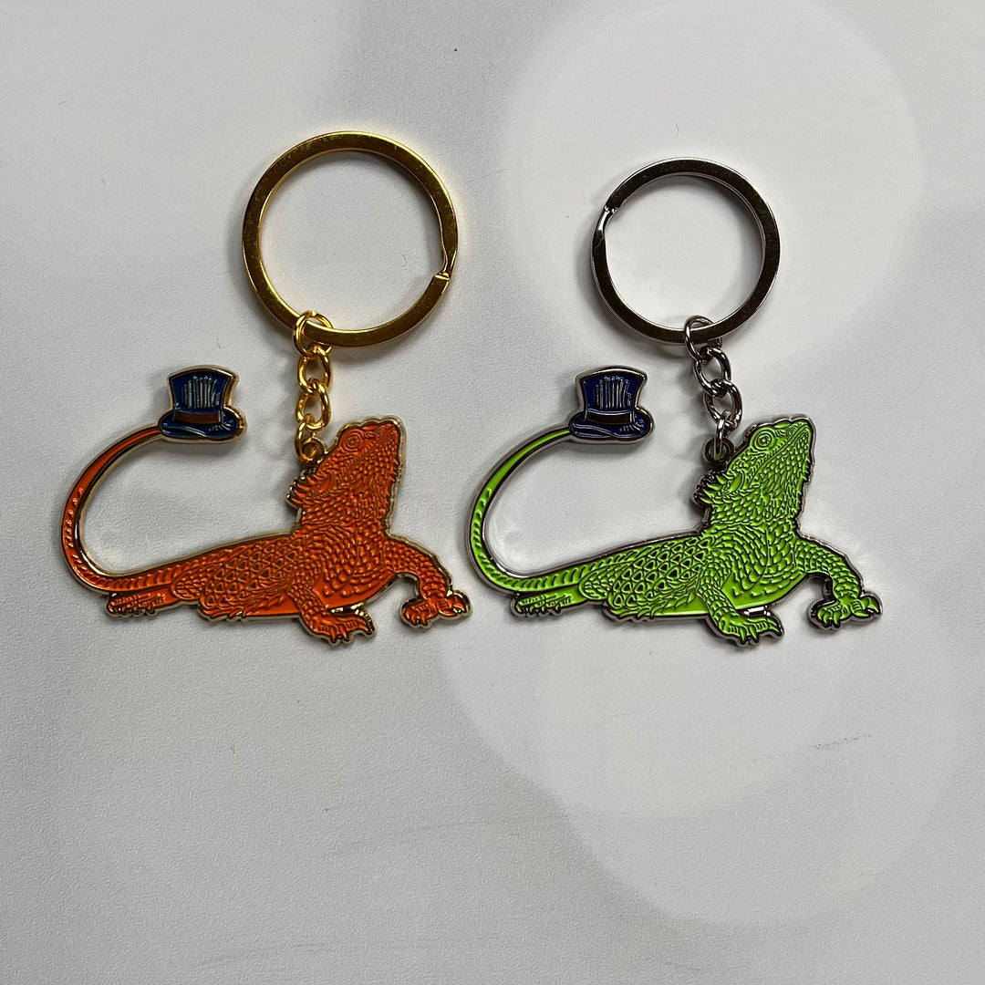 Beardie Keychain