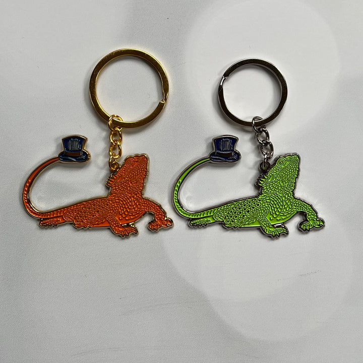 Beardie Keychain