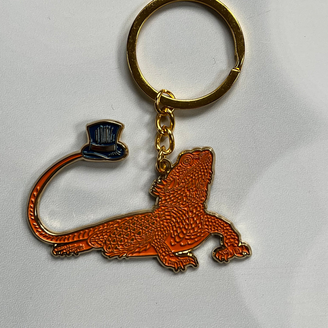 Beardie Keychain