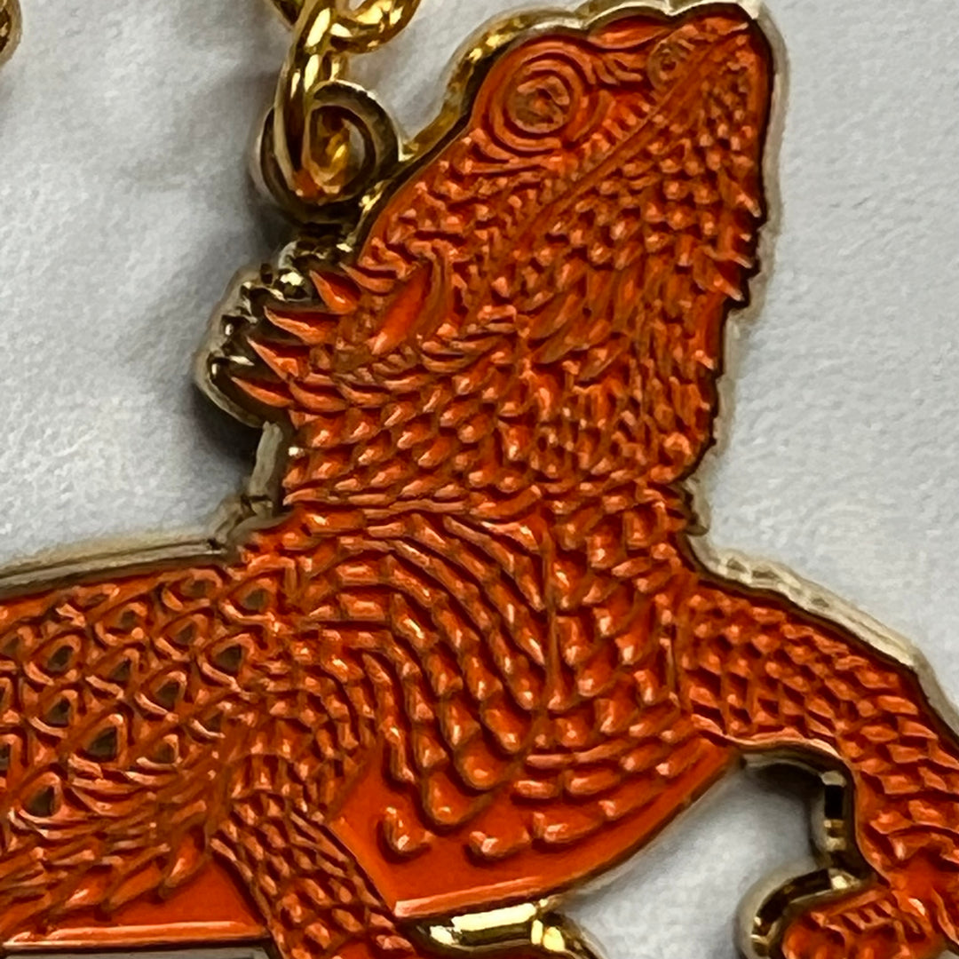 Beardie Keychain