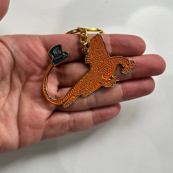 Beardie Keychain