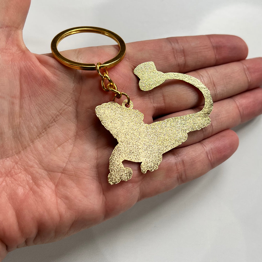 Beardie Keychain