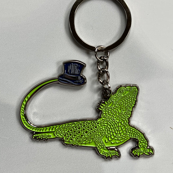 Beardie Keychain