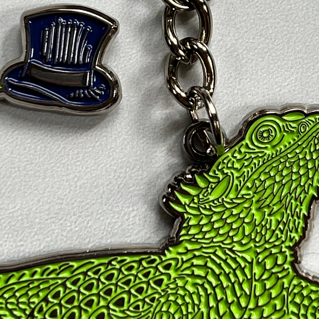 Beardie Keychain