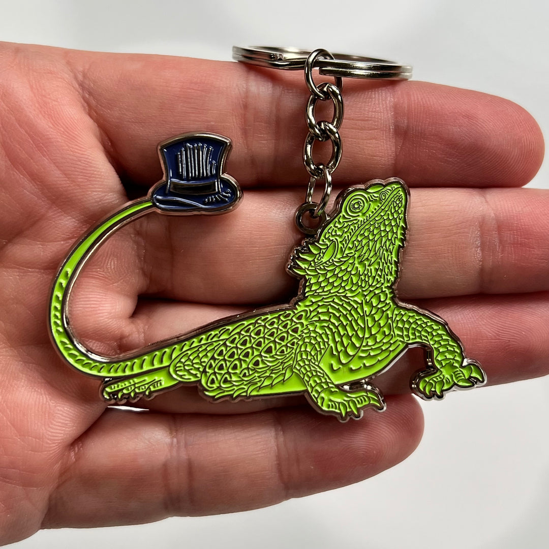 Beardie Keychain