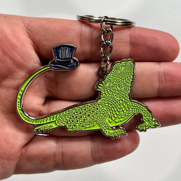 Beardie Keychain