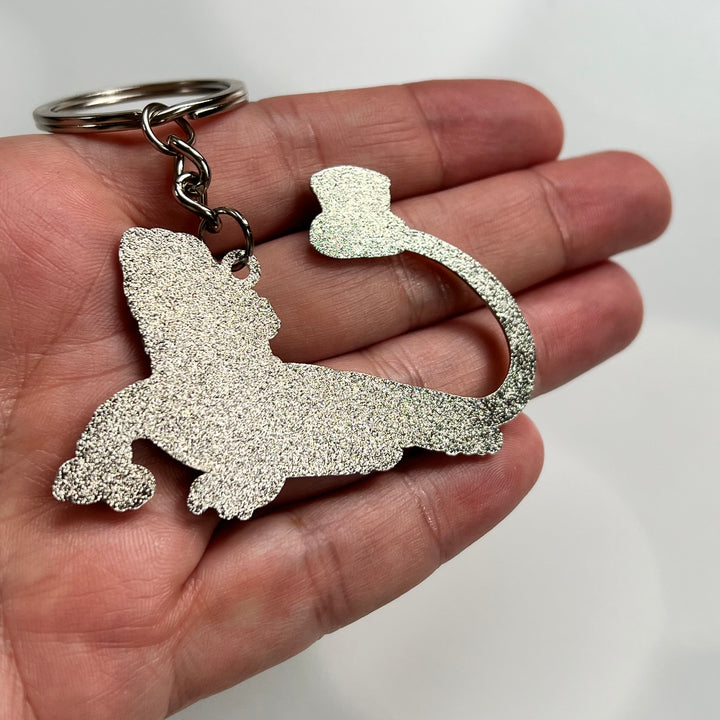 Beardie Keychain