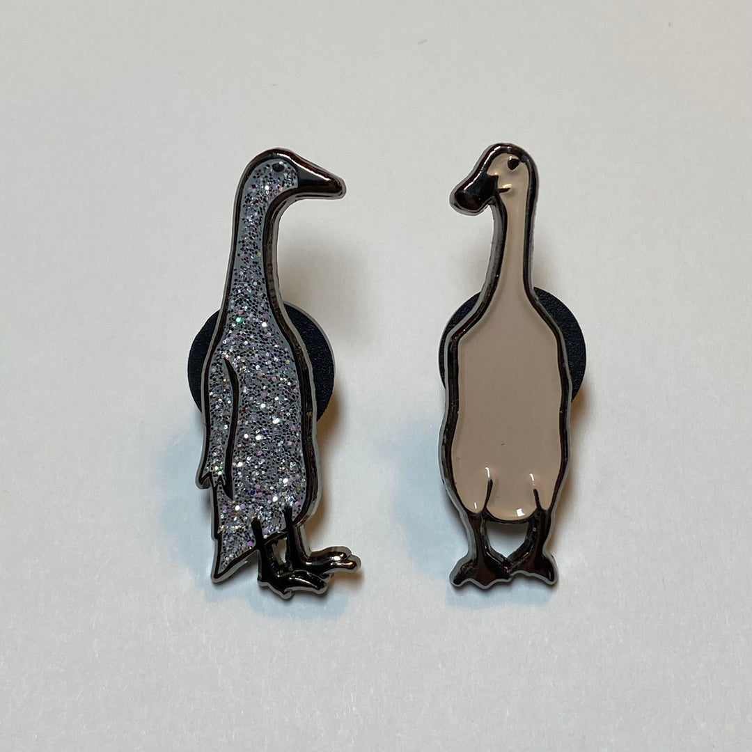 Indian Runner Ducks Enamel Pins