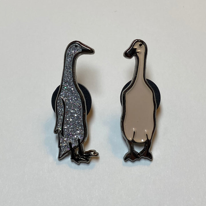 Indian Runner Ducks Enamel Pins