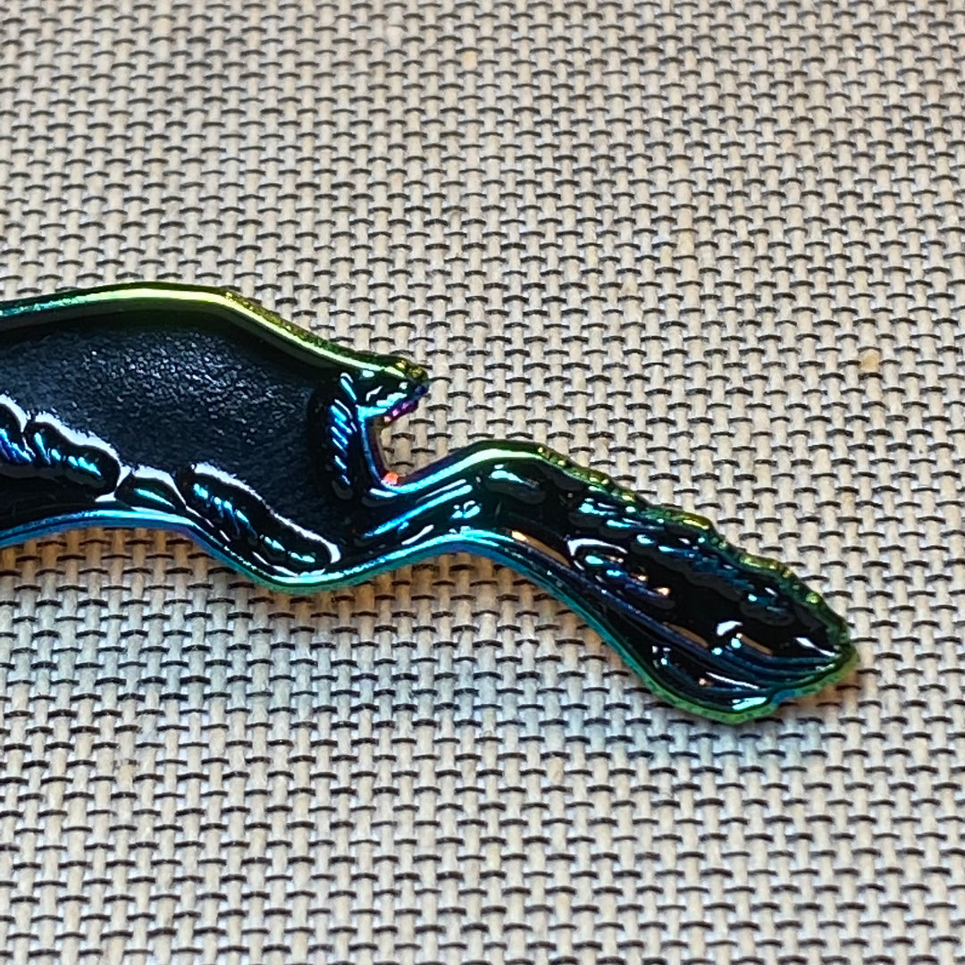 Leaping Hare Enamel Pin