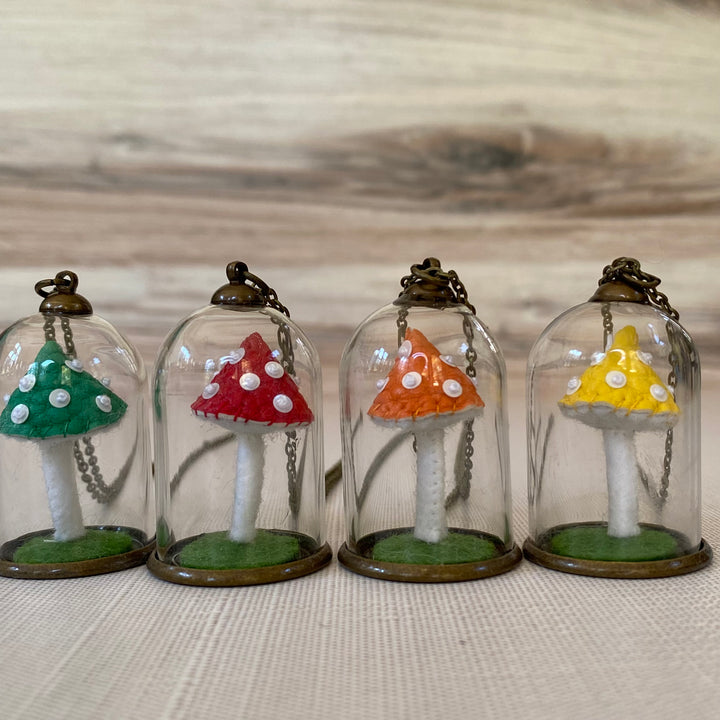 Mushroom Cloche Necklace