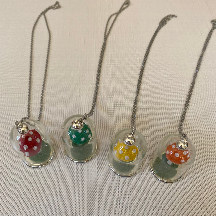 Mushroom Cloche Necklace