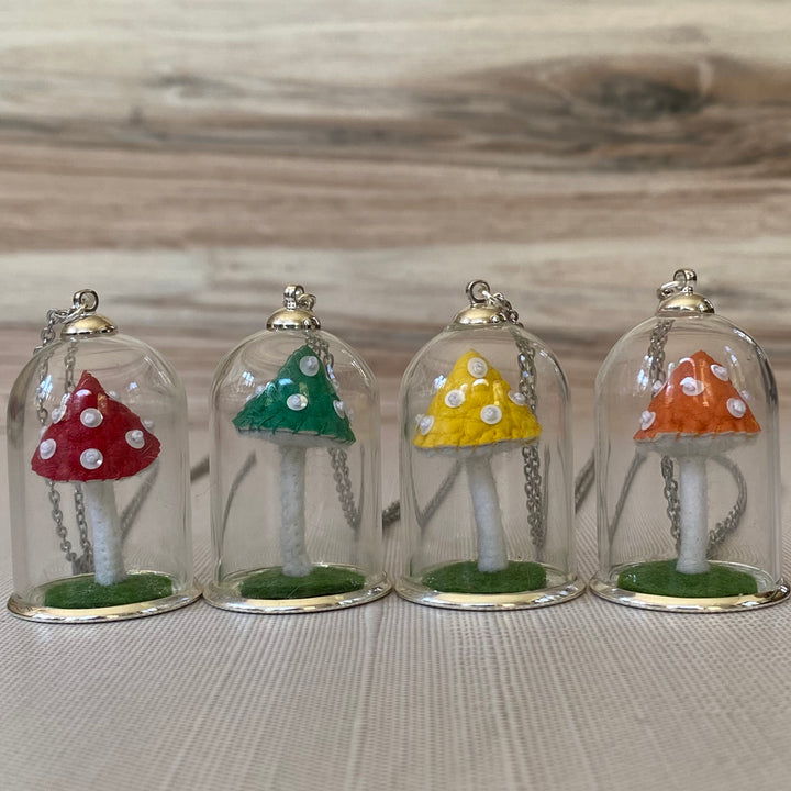 Mushroom Cloche Necklace