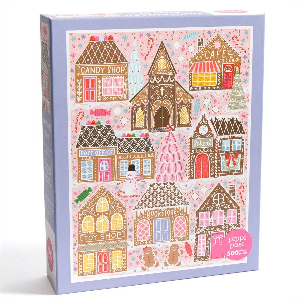 Gingerbread Square - 500 Piece Christmas Jigsaw Puzzle