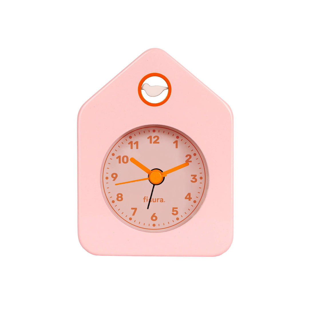 Mini Pink House Alarm Clock