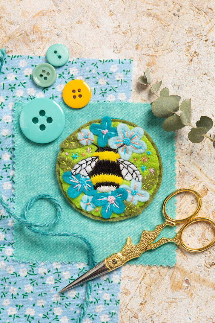 Bumblebee Brooch Felt Craft Kit