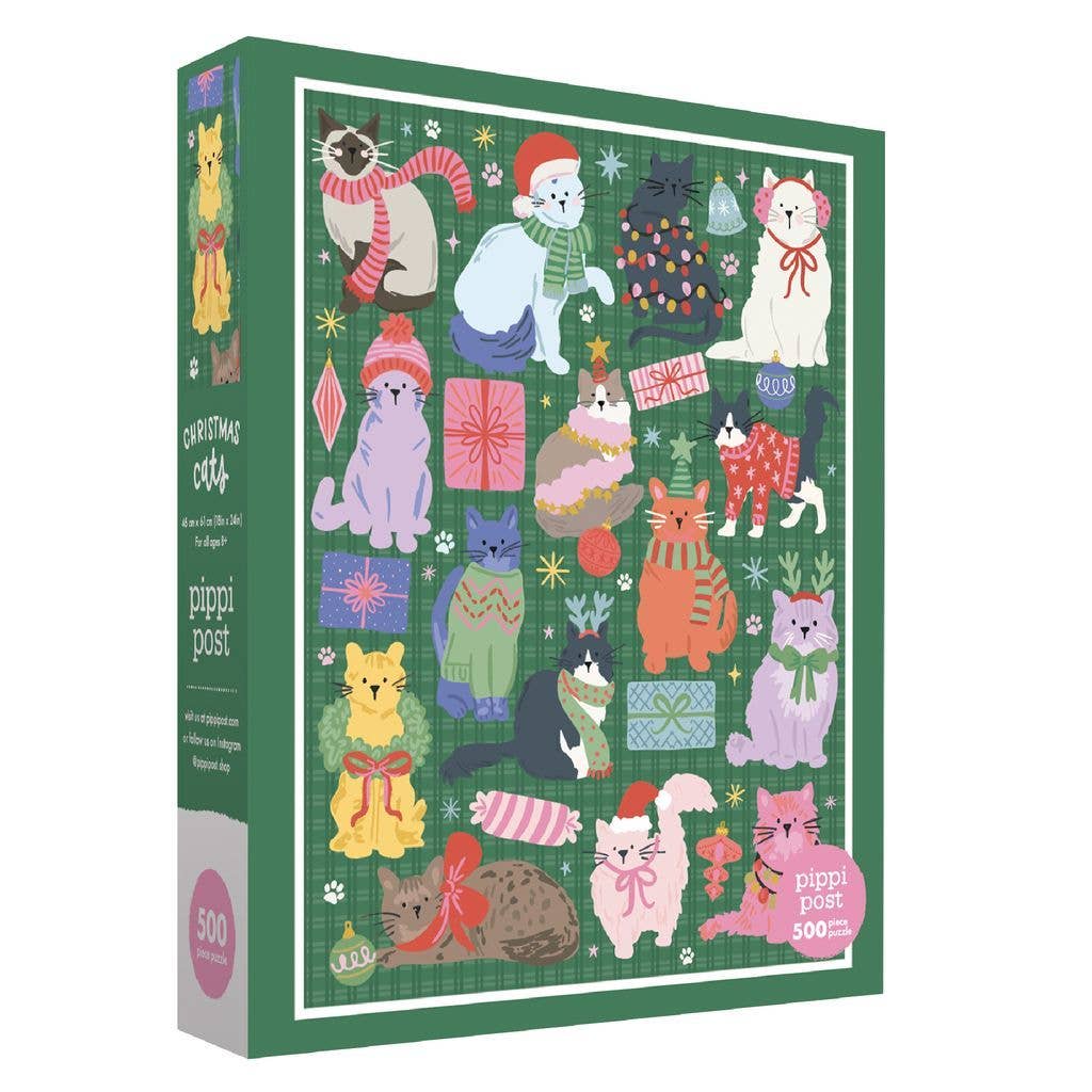 Christmas Cats - 500 Piece Jigsaw Puzzle