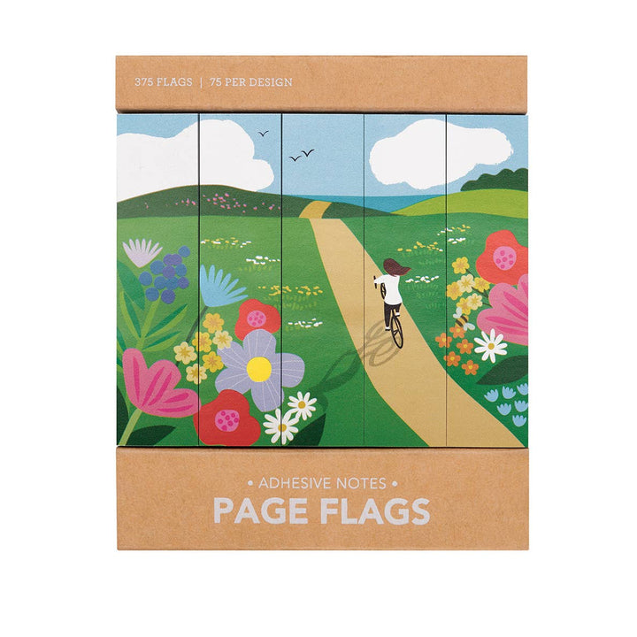Bike Ride Page Flags