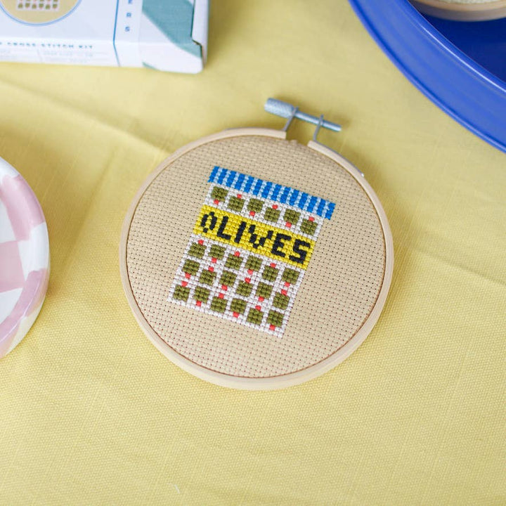 Olives Cross Stitch Kit