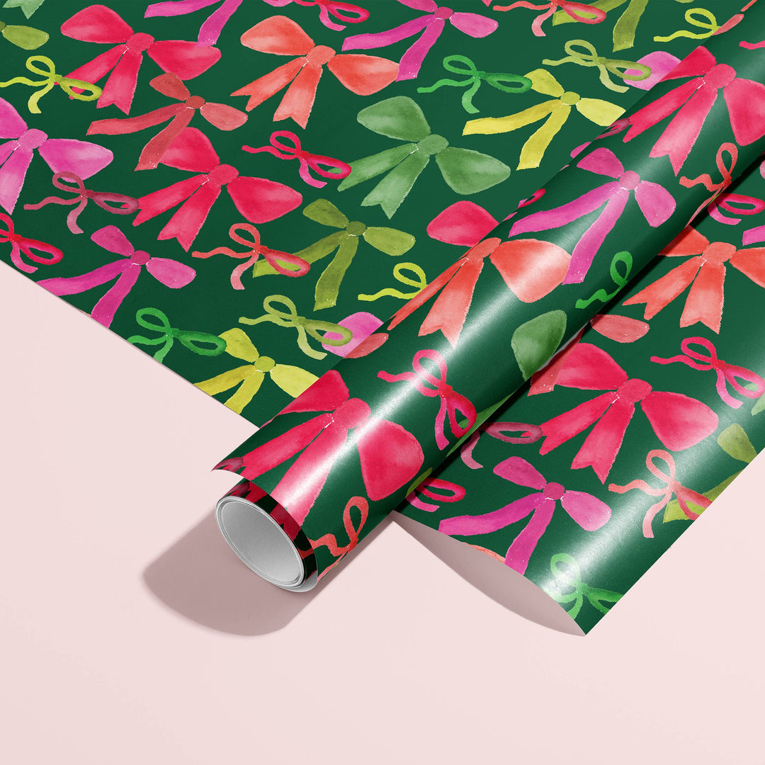 Christmas Bows Gift Wrap