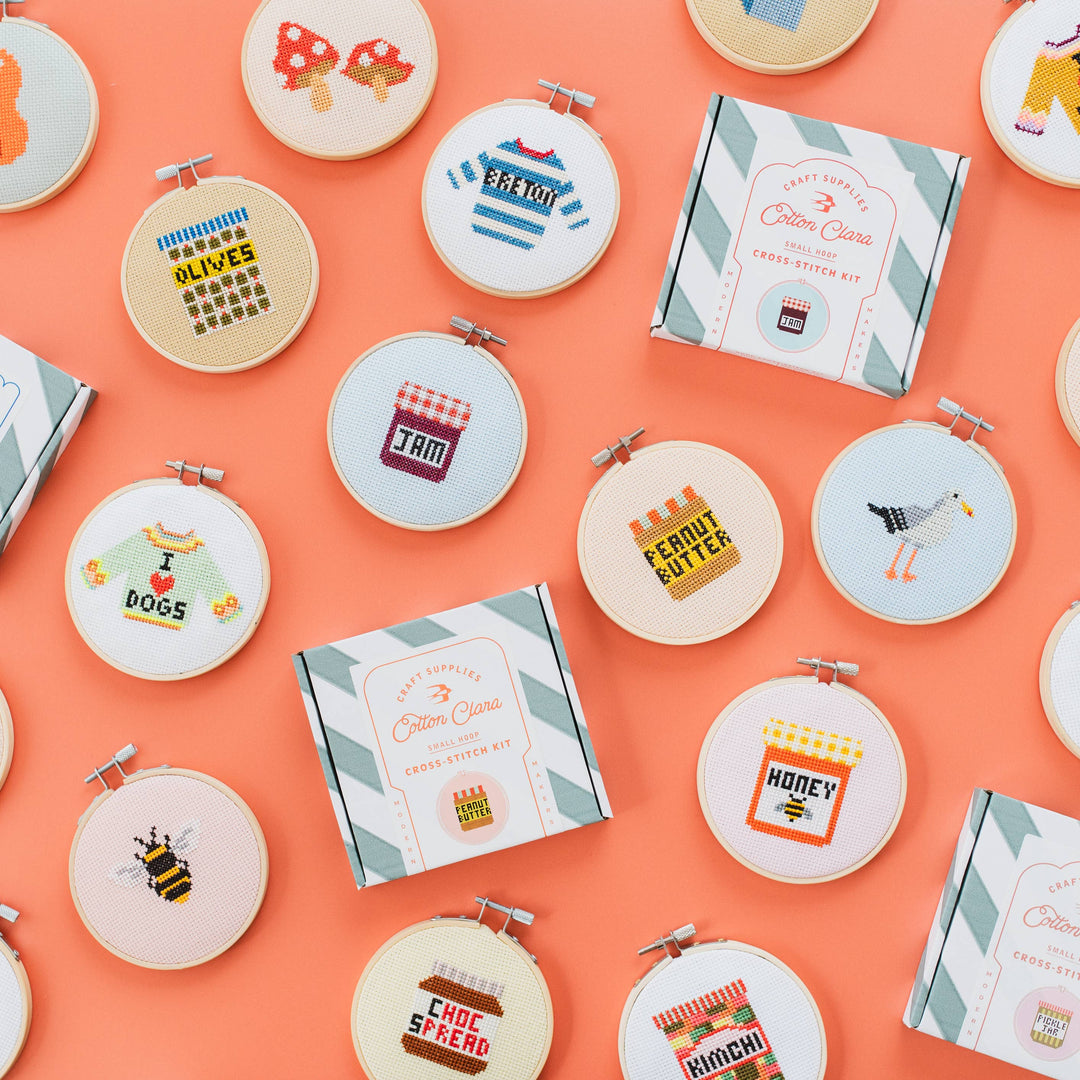 Honey Jar Cross Stitch Kit