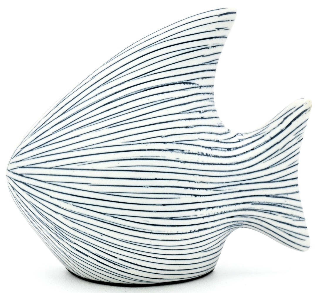Handcrafted Mini Angelfish Blue Stripe