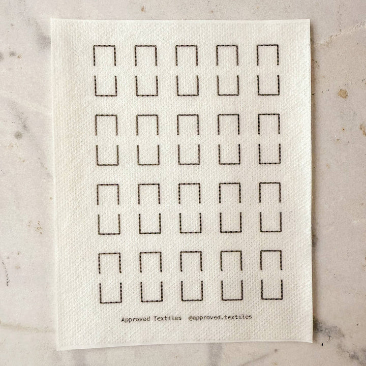 Agnes Martin Mending + Embellishment Transfer