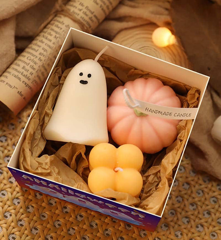 Halloween Ghost Gift Box Candle Set