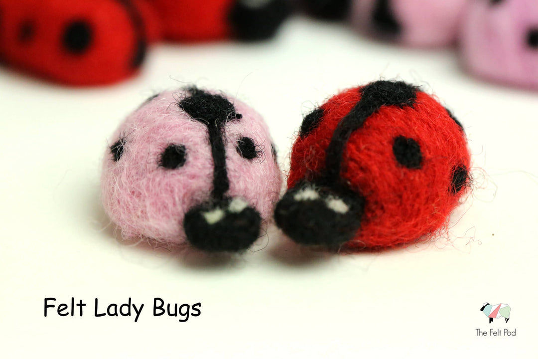 Felt Lady Bugs