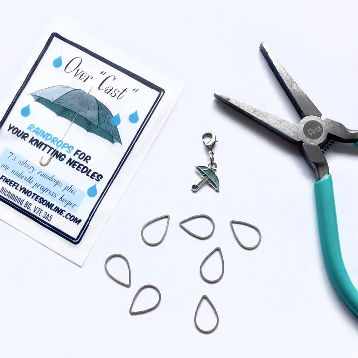 Raindrops & Umbrella Stitch Markers