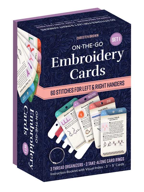 On-the-Go Embroidery Cards Set