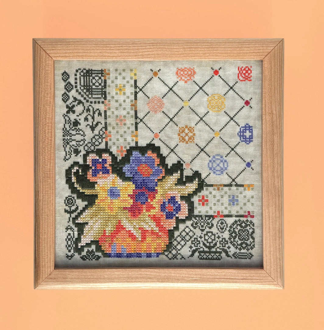 Linoleum Rug Cross Stitch Pattern