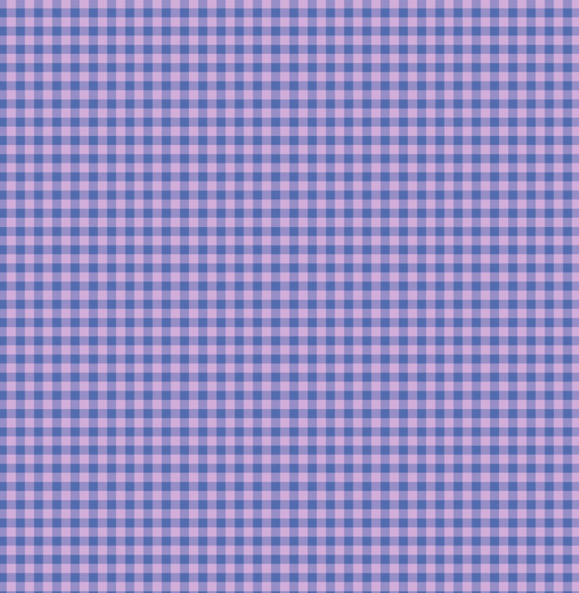 Patchwork Joy by the 1/4 Yard - Mini Gingham Lavender Blue