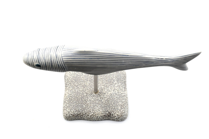 Handcrafted Porcelain Fish Stripe