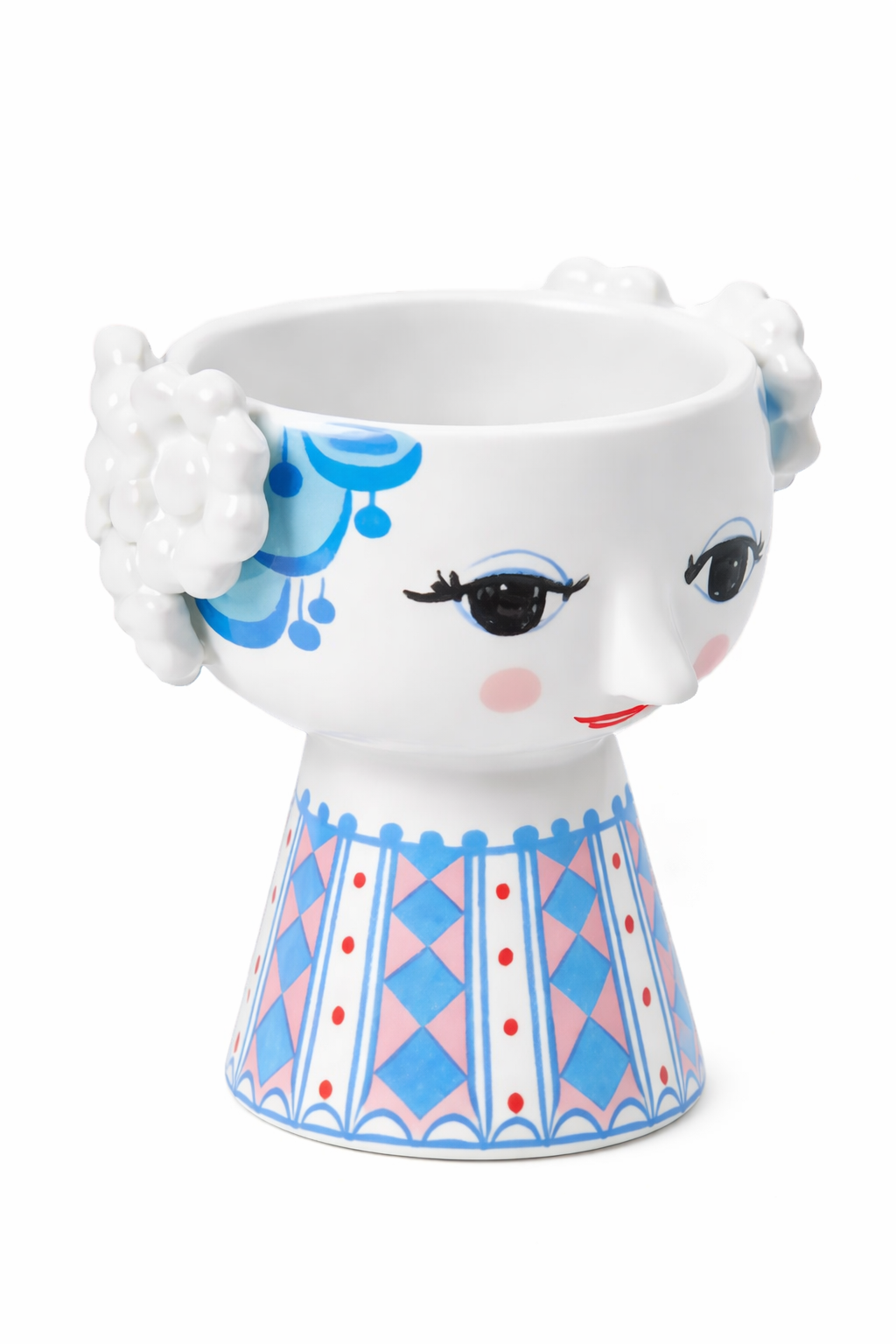Bjørn Wiinblad - Eva - 3.7" Ceramic 3D Candle Holder