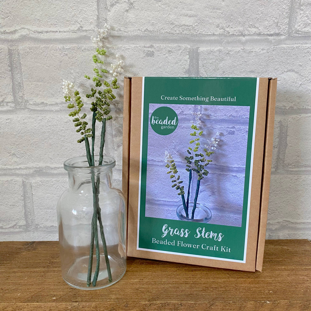 Grass Stems Flower Bead Craft Kit