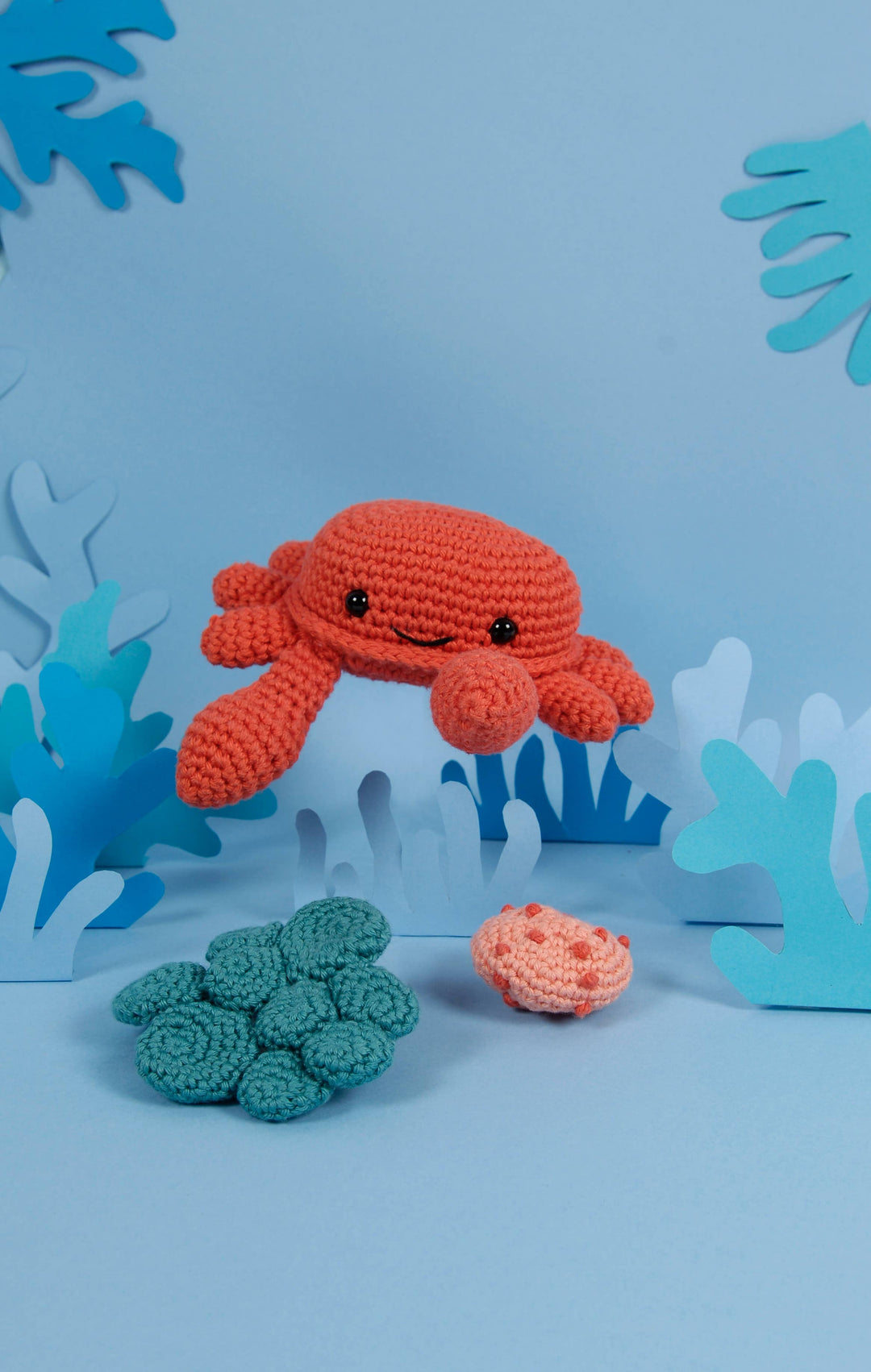 NEW DMC Crab and Corals Amigurumi Kit