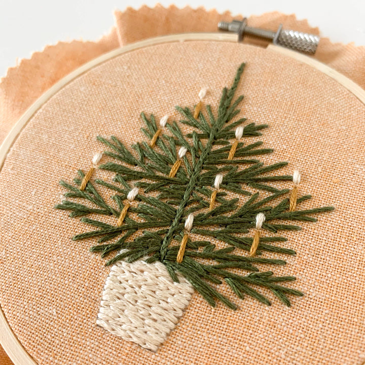 Christmas Tree Embroidery Kit